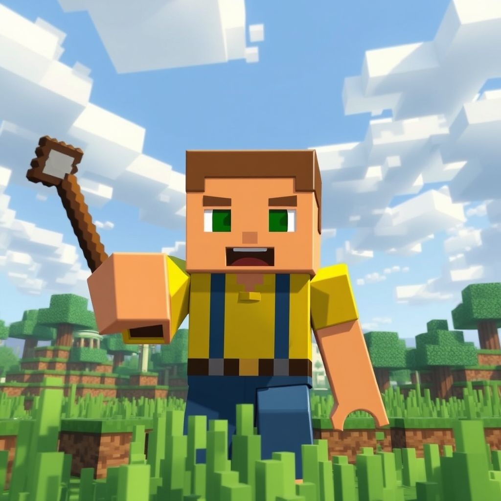 การพัฒนาตัวละครใน 'A Minecraft Movie'